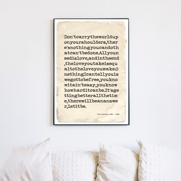 Dream Quote Poster Portrait