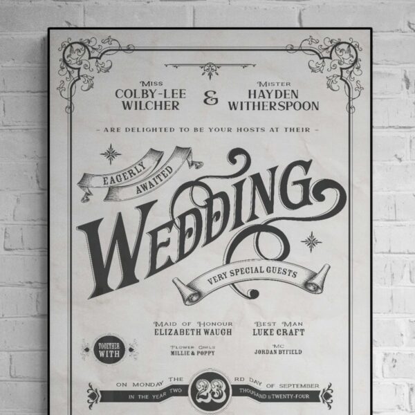 Dream Wedding Poster Traditional - Image 5