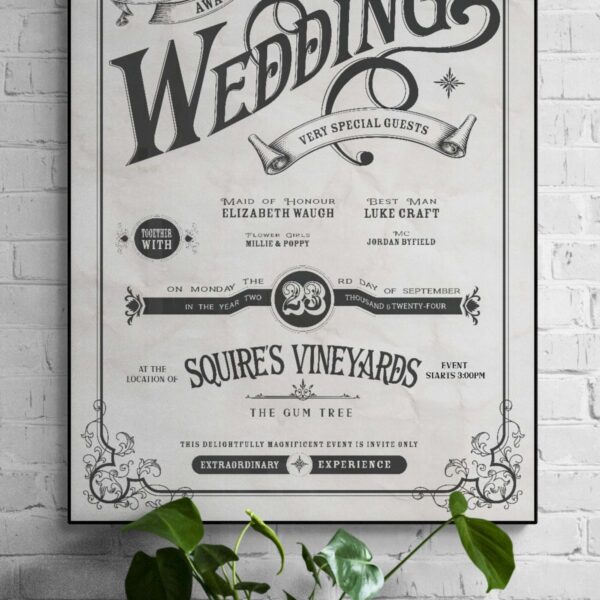Dream Wedding Poster Traditional - Image 7