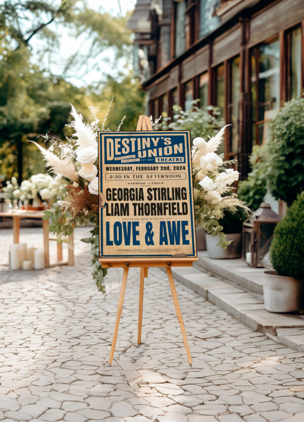 Dream Wedding Poster Theatre Style - Image 5