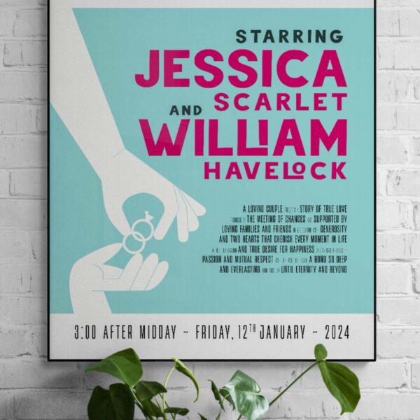 Dream Wedding Poster Movie Style - Image 8