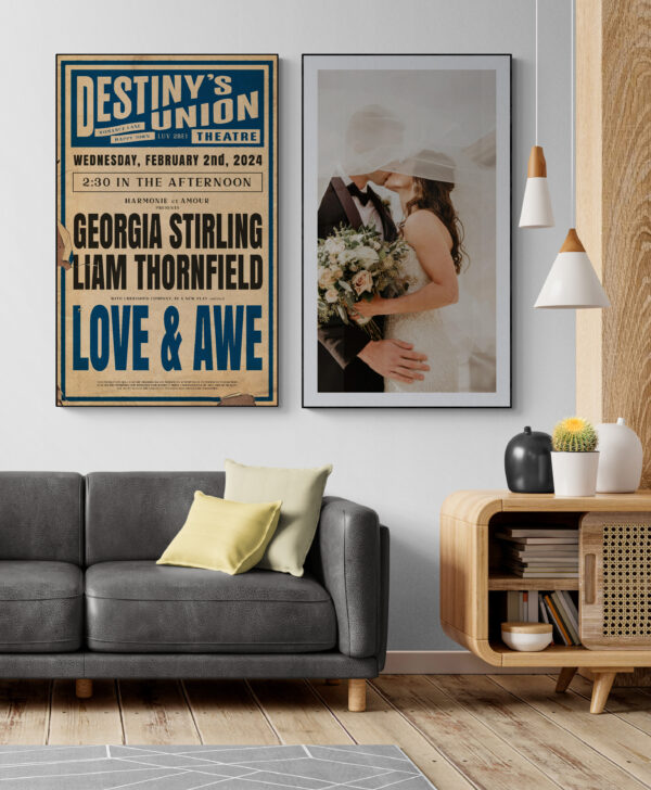 Dream Wedding Poster Theatre Style - Image 3