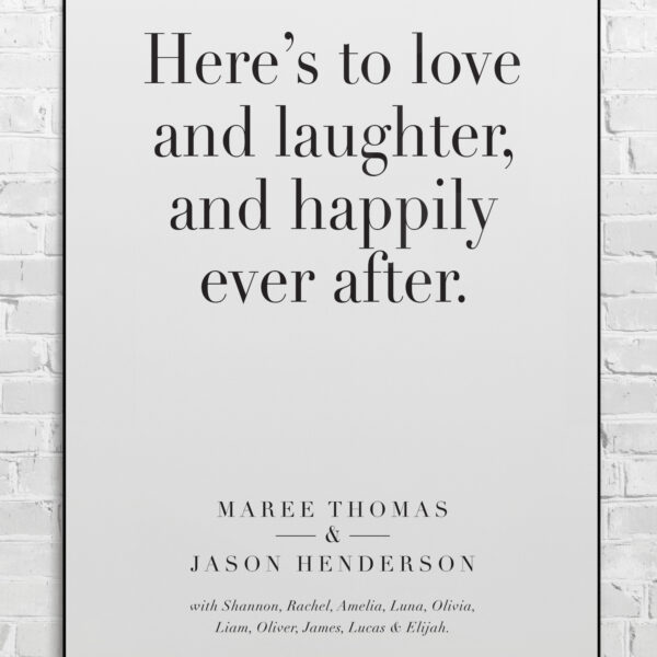 Dream Wedding Poster Quote - Image 7