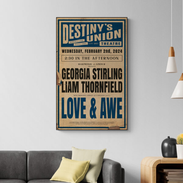 Dream Wedding Poster Theatre Style