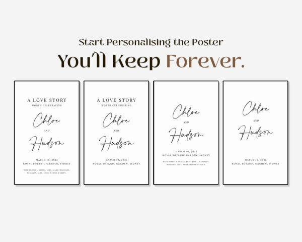 CHLOE | Wedding Posters & Designs - Image 3