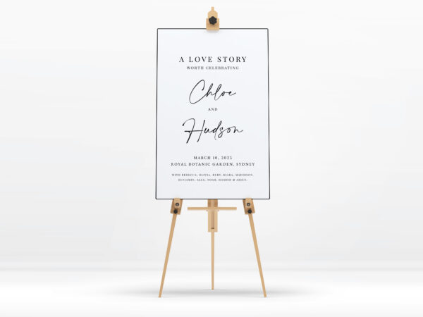 CHLOE | Wedding Posters & Designs